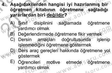 İng. Öğretmenliğinde Öğretim Teknolojileri Ve Materyal Tasarımı 2 Dersi 2012 - 2013 Yılı (Vize) Ara Sınav Soruları 4. Soru