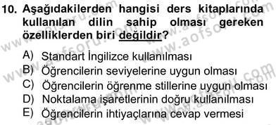 İng. Öğretmenliğinde Öğretim Teknolojileri Ve Materyal Tasarımı 2 Dersi 2013 - 2014 Yılı (Vize) Ara Sınav Soruları 10. Soru