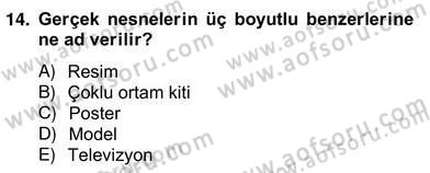 İng. Öğretmenliğinde Öğretim Teknolojileri Ve Materyal Tasarımı 2 Dersi 2013 - 2014 Yılı (Vize) Ara Sınavı 14. Soru