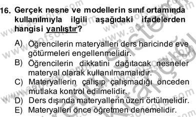 İng. Öğretmenliğinde Öğretim Teknolojileri Ve Materyal Tasarımı 2 Dersi 2013 - 2014 Yılı (Vize) Ara Sınav Soruları 16. Soru