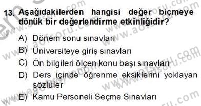 İng. Öğretmenliğinde Öğretim Teknolojileri Ve Materyal Tasarımı 2 Dersi 2013 - 2014 Yılı (Final) Dönem Sonu Sınavı 13. Soru