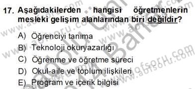 İng. Öğretmenliğinde Öğretim Teknolojileri Ve Materyal Tasarımı 2 Dersi 2013 - 2014 Yılı (Final) Dönem Sonu Sınavı 17. Soru