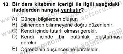 İng. Öğretmenliğinde Öğretim Teknolojileri Ve Materyal Tasarımı 2 Dersi 2014 - 2015 Yılı (Vize) Ara Sınavı 13. Soru