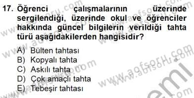 İng. Öğretmenliğinde Öğretim Teknolojileri Ve Materyal Tasarımı 2 Dersi 2014 - 2015 Yılı (Vize) Ara Sınavı 17. Soru