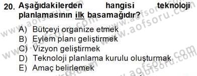İng. Öğretmenliğinde Öğretim Teknolojileri Ve Materyal Tasarımı 2 Dersi 2014 - 2015 Yılı (Final) Dönem Sonu Sınav Soruları 20. Soru