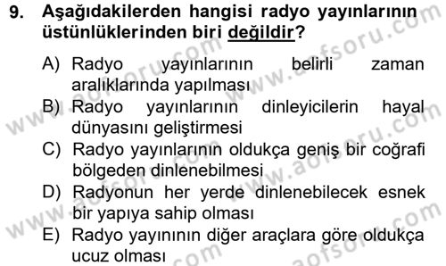 İng. Öğretmenliğinde Öğretim Teknolojileri Ve Materyal Tasarımı 2 Dersi 2014 - 2015 Yılı Tek Ders Sınav Soruları 9. Soru