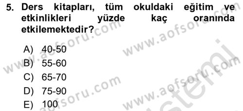 İng. Öğretmenliğinde Öğretim Teknolojileri Ve Materyal Tasarımı 2 Dersi 2016 - 2017 Yılı (Final) Dönem Sonu Sınav Soruları 5. Soru
