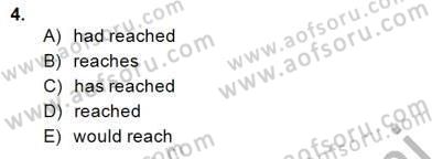 Pedagojik Gramer 1 Dersi Ara Sınavı Deneme Sınav Soruları 4. Soru