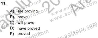 Pedagojik Gramer 1 Dersi Ara Sınavı Deneme Sınav Soruları 11. Soru