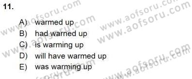 Pedagojik Gramer 1 Dersi 2015 - 2016 Yılı (Final) Dönem Sonu Sınav Soruları 11. Soru