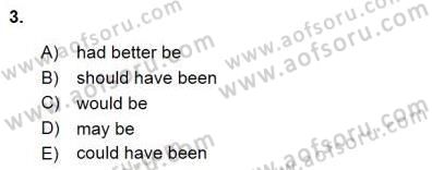 Pedagojik Gramer 1 Dersi 2015 - 2016 Yılı (Final) Dönem Sonu Sınav Soruları 3. Soru