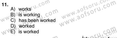 Pedagojik Gramer 2 Dersi 2012 - 2013 Yılı (Vize) Ara Sınav Soruları 11. Soru