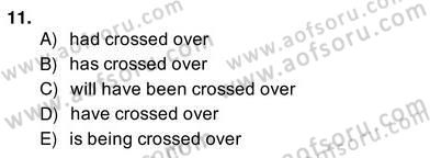 Pedagojik Gramer 2 Dersi 2013 - 2014 Yılı (Vize) Ara Sınav Soruları 11. Soru