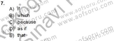 Pedagojik Gramer 2 Dersi 2013 - 2014 Yılı Tek Ders Sınav Soruları 7. Soru