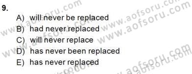 Pedagojik Gramer 2 Dersi 2014 - 2015 Yılı (Vize) Ara Sınav Soruları 9. Soru