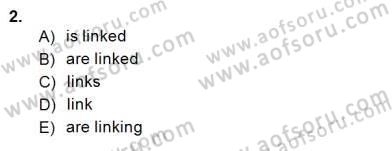 Pedagojik Gramer 2 Dersi 2014 - 2015 Yılı (Final) Dönem Sonu Sınav Soruları 2. Soru