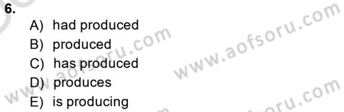 Pedagojik Gramer 2 Dersi 2014 - 2015 Yılı Tek Ders Sınav Soruları 6. Soru