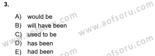 Pedagojik Gramer 2 Dersi 2015 - 2016 Yılı (Final) Dönem Sonu Sınav Soruları 3. Soru