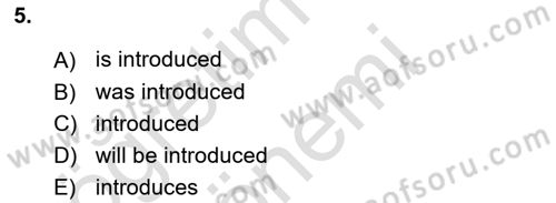 Pedagojik Gramer 2 Dersi 2015 - 2016 Yılı (Final) Dönem Sonu Sınav Soruları 5. Soru