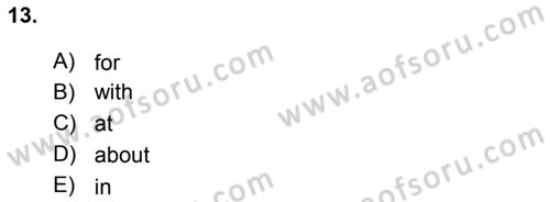 Pedagojik Gramer 2 Dersi 2015 - 2016 Yılı Tek Ders Sınav Soruları 13. Soru