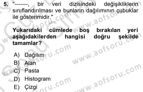 Yönetim Sistemleri ve Risk Yönetimi Dersi 2022 - 2023 Yılı (Final) Dönem Sonu Sınav Soruları 5. Soru
