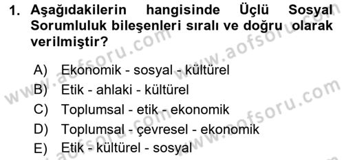 Yönetim Sistemleri ve Risk Yönetimi Dersi 2022 - 2023 Yılı Yaz Okulu Sınav Soruları 1. Soru