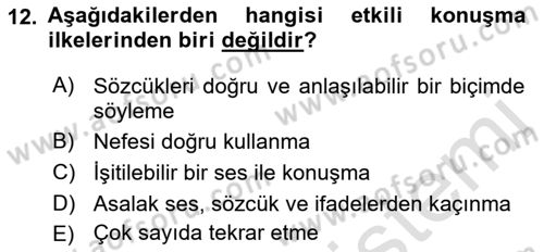 Çalışma Hayatında Bilişim, Belge Yönetimi Dersi 2022 - 2023 Yılı Yaz Okulu Sınav Soruları 12. Soru