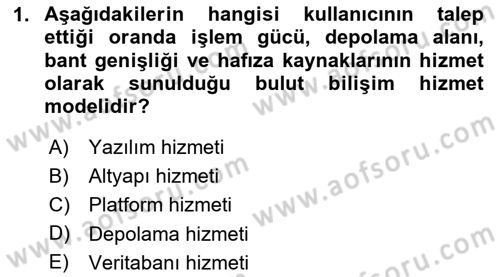 Çalışma Hayatında Bilişim, Belge Yönetimi Dersi 2023 - 2024 Yılı (Final) Dönem Sonu Sınav Soruları 1. Soru