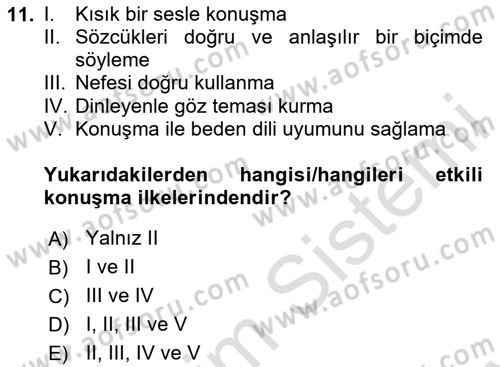 Çalışma Hayatında Bilişim, Belge Yönetimi Dersi 2023 - 2024 Yılı (Final) Dönem Sonu Sınav Soruları 11. Soru