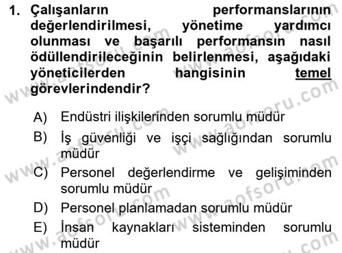 Çalışma Hayatında Bilişim, Belge Yönetimi Dersi 2023 - 2024 Yılı Yaz Okulu Sınav Soruları 1. Soru