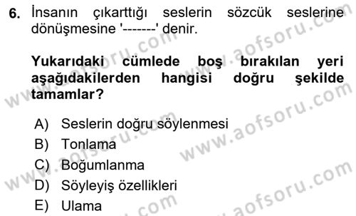 Çalışma Hayatında Bilişim, Belge Yönetimi Dersi 2024 - 2025 Yılı (Final) Dönem Sonu Sınav Soruları 6. Soru