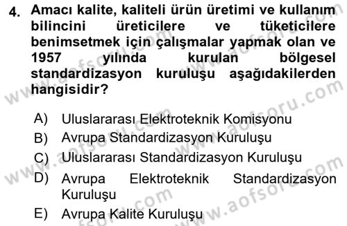 Temel Yangın Güvenliği Dersi 2023 - 2024 Yılı Yaz Okulu Sınav Soruları 4. Soru