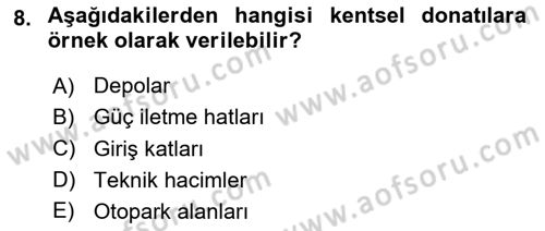 Temel Yangın Güvenliği Dersi 2023 - 2024 Yılı Yaz Okulu Sınav Soruları 8. Soru