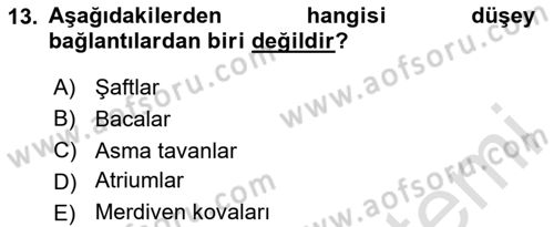 Temel Yangın Güvenliği Dersi 2024 - 2025 Yılı (Vize) Ara Sınav Soruları 13. Soru