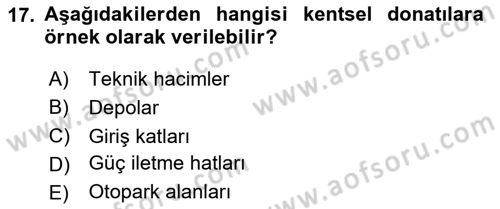 Temel Yangın Güvenliği Dersi 2024 - 2025 Yılı (Vize) Ara Sınav Soruları 17. Soru