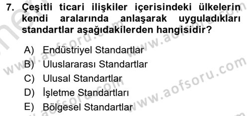 Temel Yangın Güvenliği Dersi 2024 - 2025 Yılı (Vize) Ara Sınav Soruları 7. Soru
