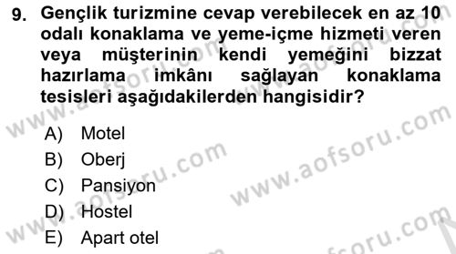 Sektörel İş Sağlığı ve Güvenliği Dersi 2020 - 2021 Yılı Yaz Okulu Sınav Soruları 9. Soru