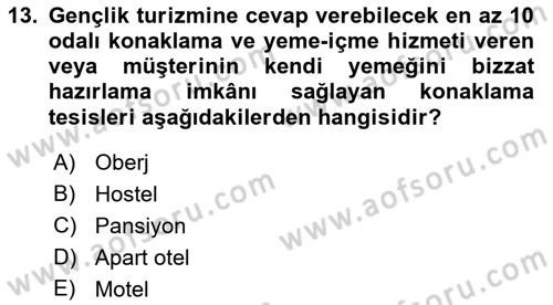 Sektörel İş Sağlığı ve Güvenliği Dersi 2021 - 2022 Yılı (Vize) Ara Sınav Soruları 13. Soru