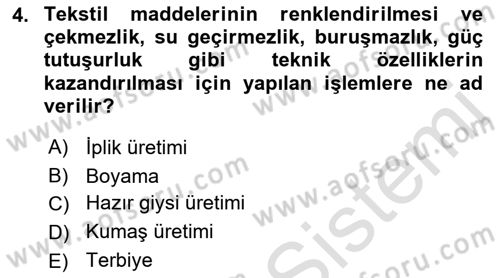Sektörel İş Sağlığı ve Güvenliği Dersi 2021 - 2022 Yılı (Final) Dönem Sonu Sınav Soruları 4. Soru