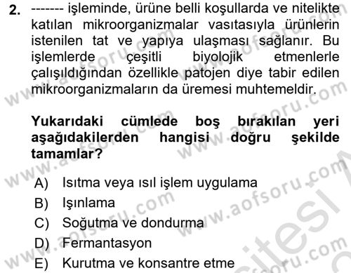 Sektörel İş Sağlığı ve Güvenliği Dersi 2025 - 2026 Yılı (Final) Dönem Sonu Sınav Soruları 2. Soru