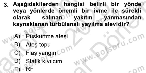 Sektörel İş Sağlığı ve Güvenliği Dersi 2025 - 2026 Yılı (Final) Dönem Sonu Sınav Soruları 3. Soru
