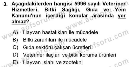Sektörel İş Sağlığı ve Güvenliği Dersi 2025 - 2026 Yılı Yaz Okulu Sınav Soruları 3. Soru