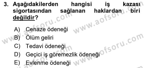 Maden, Metal ve İnşaat Sektörlerinde İş Sağlığı ve Güvenliği Dersi 2024 - 2025 Yılı (Vize) Ara Sınav Soruları 3. Soru