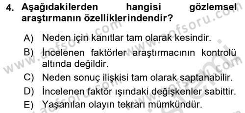 İş Sağlığı Yönetimi Dersi 2021 - 2022 Yılı (Final) Dönem Sonu Sınav Soruları 4. Soru