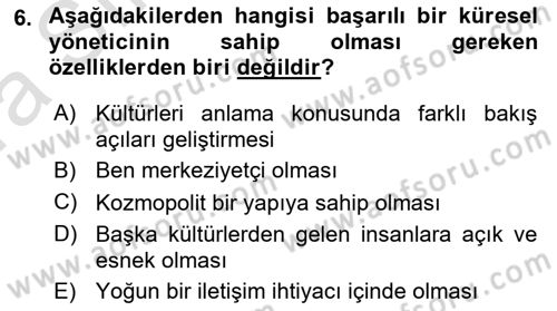İş Yaşaminda Risk Etmenleri Ve Yönetimsel Faktörler Dersi Ara Sınavı Deneme Sınav Soruları 6. Soru
