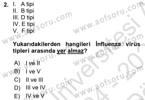 Kimya ve Biyoloji Sektörlerinde İş Sağlığı ve Güvenliği Dersi 2024 - 2025 Yılı (Vize) Ara Sınav Soruları 2. Soru