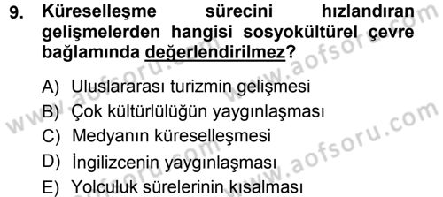 Genel İşletme Dersi 2012 - 2013 Yılı (Vize) Ara Sınav Soruları 9. Soru