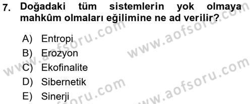 Genel İşletme Dersi 2015 - 2016 Yılı (Vize) Ara Sınav Soruları 7. Soru
