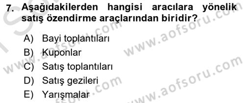 Genel İşletme Dersi 2021 - 2022 Yılı (Final) Dönem Sonu Sınav Soruları 7. Soru