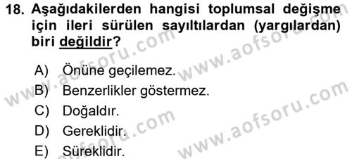 Girişimcilik Dersi 2017 - 2018 Yılı (Vize) Ara Sınav Soruları 18. Soru